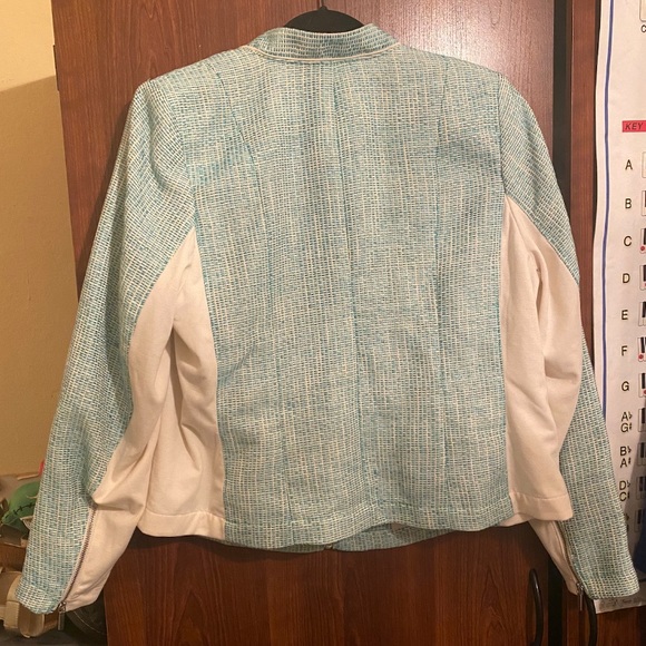 NWT LANE BRYANT PLUS SIZE TWEED BLAZER JACKET - Picture 3 of 3